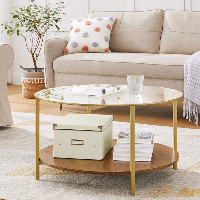 Nancy's Laramie Salontafel - modern - Bruin