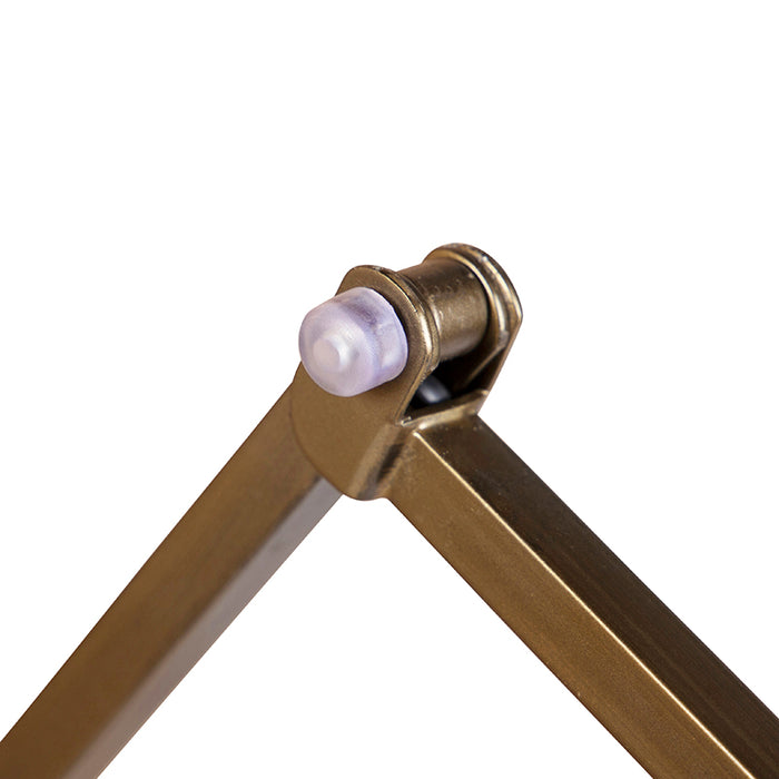 QAZQA Industriële wandlamp messing verstelbaar - Avon