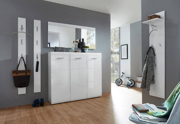 Germania Spiegel Adana Groot - L134 X B3 X H63 Cm - Wit