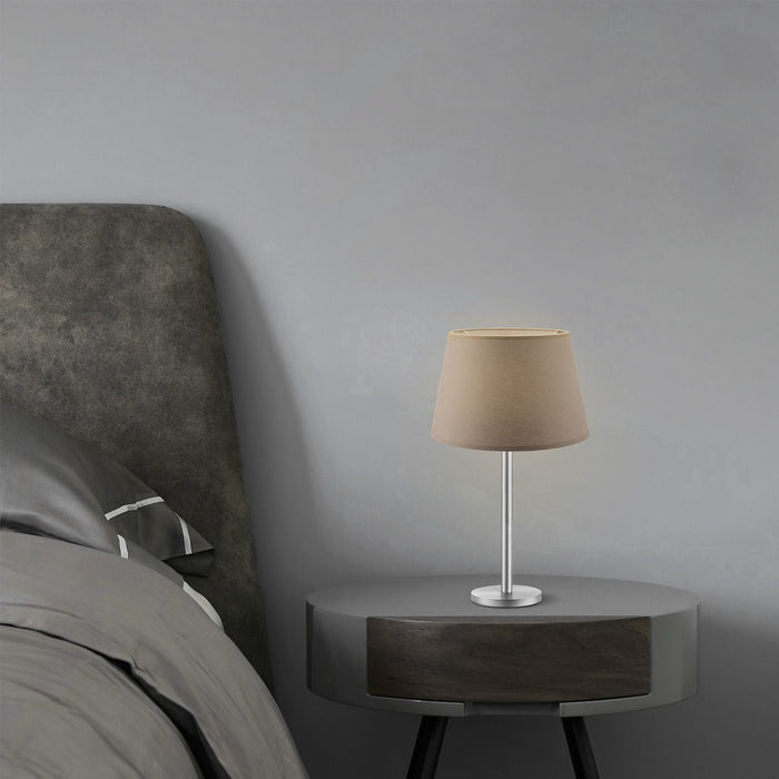 Home Sweet Home Lampenkap Largo rond taupe - B:20xD:20xH:13cm