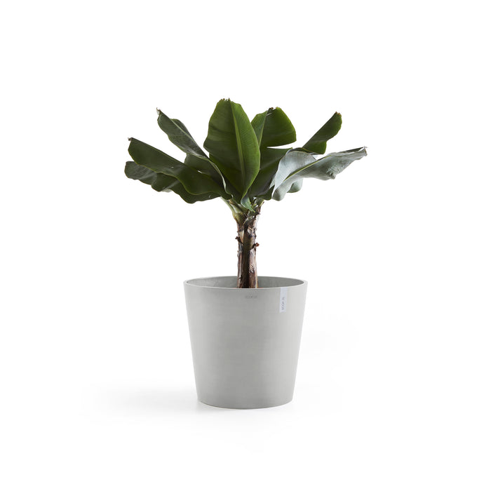 Ecopots Amsterdam Bloempot Met Waterreserve Ø 50 cm - Witgrijs