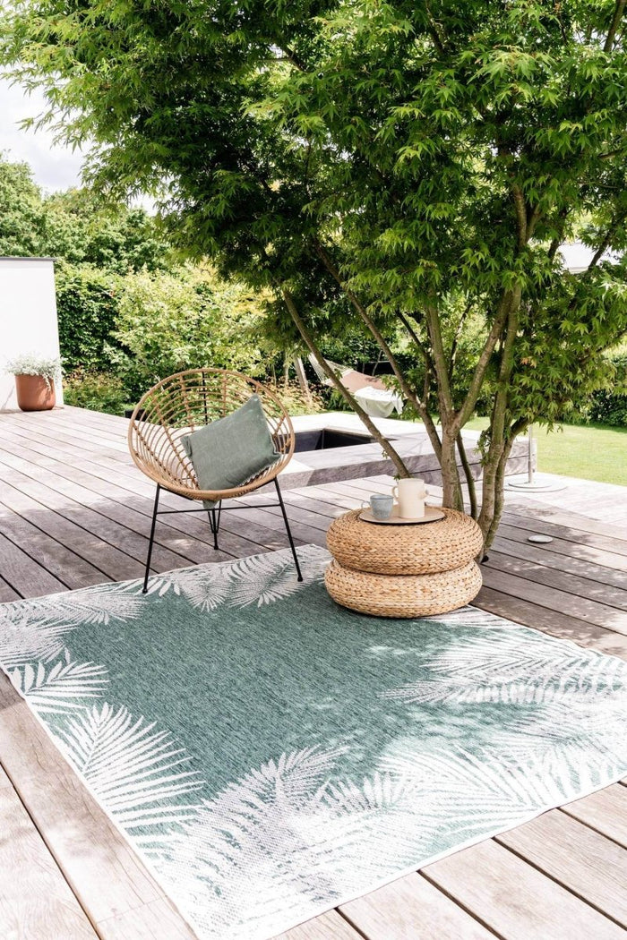 Buitenkleed Leaf - Groen - dubbelzijdig - EVA Interior - 200 x 290 cm