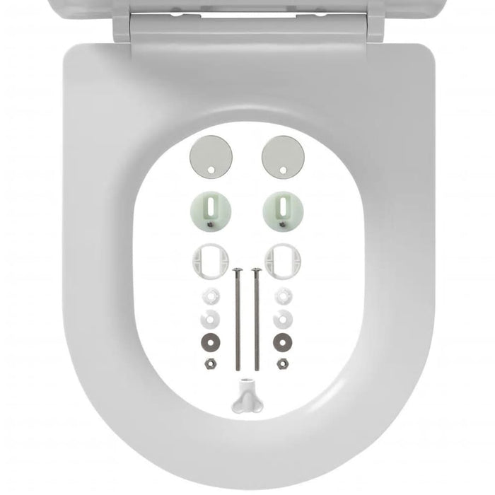 Tiger Soft-close toiletbril Carter duroplast wit 250020646