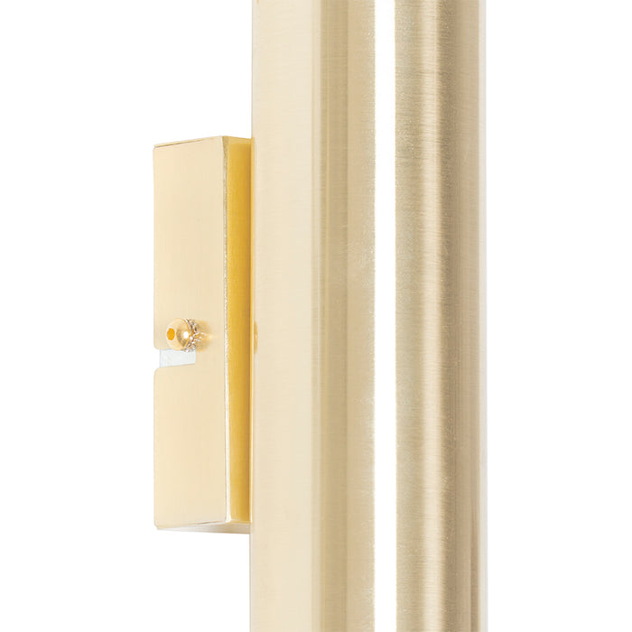 QAZQA Moderne wandlamp messing 2-lichts - Jeana