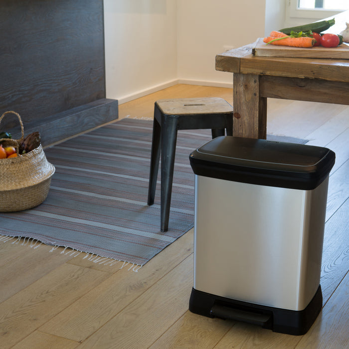 Curver Duo Decobin Pedaalemmer 28 Liter (10+18 Liter)