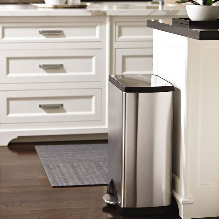Simplehuman Rectangular Pedaalemmer 38 Liter Vingerafdrukvrij