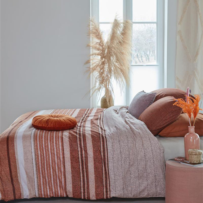 Beddinghouse Lex Dekbedovertrek 240 x 220 cm - Rood