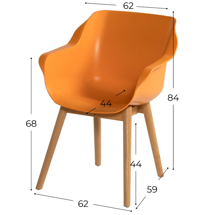 Hartman Sophie Teak Armchair - 2 stuks