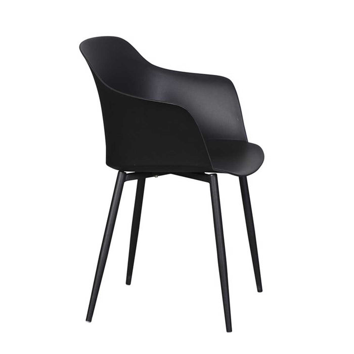 Lisomme Dian kunststof tuinstoel zwart