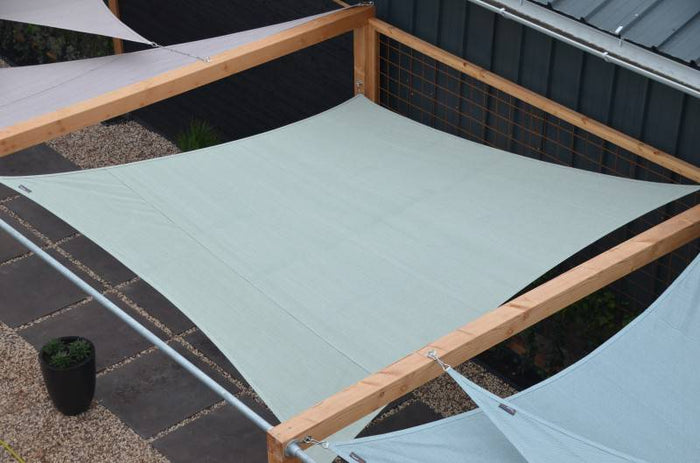 Shadow Comfort vierkant 4x4m Country Blue