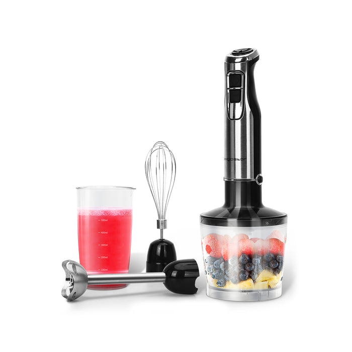 Aigostar Buckle 30IGS - Staafmixer set 1000 Watt - RVS