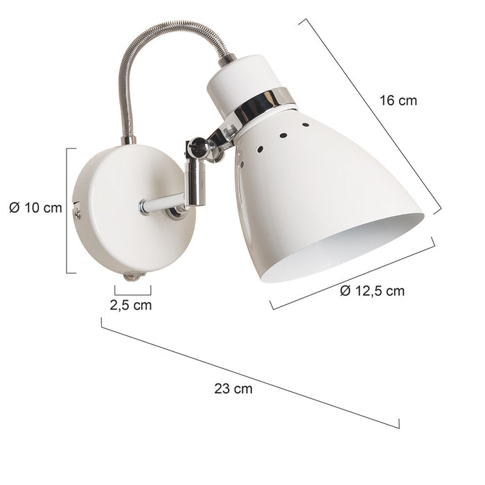 Steinhauer Spring Wandlamp Wit