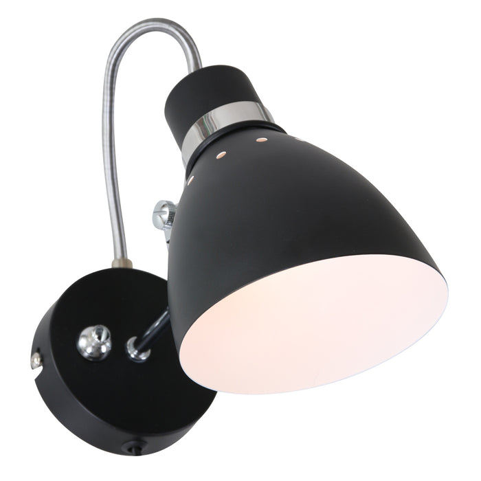 Steinhauer wandlamp zwart