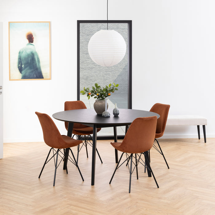 By fonQ basic Iris Eetkamerstoel - Koper