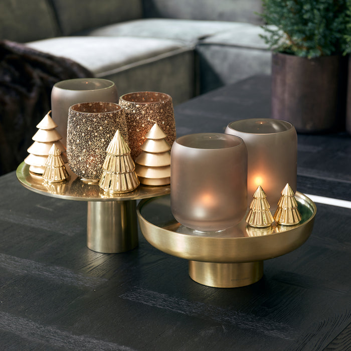 Riviera Maison Winter Glam Christmas Tree gold XS - 4.3x4.3x6.1 cm