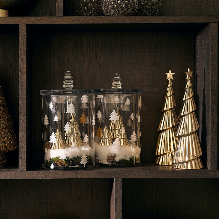 Riviera Maison Winter Glam Christmas Tree gold XS - 4.3x4.3x6.1 cm