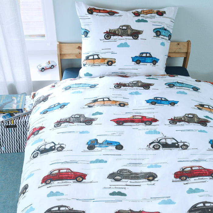 Beddinghouse Kids Oldtimers Dekbedovertrek 120 x 150 cm - Multi