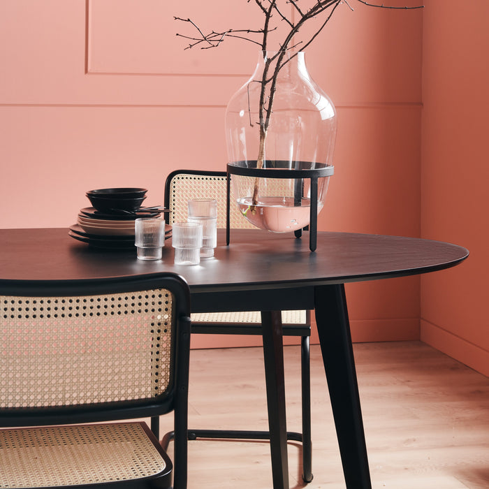 by fonQ Bolt Eettafel - 200 x 90 cm - Zwart