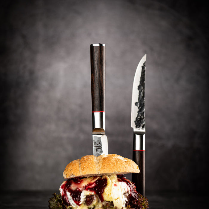 Forged Sebra Steakmessen 4-delig - Sebrahout - In Houten Giftbox