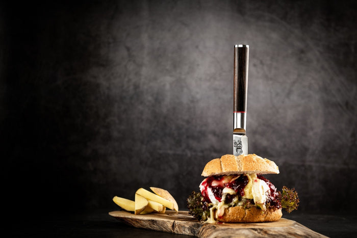 Forged Sebra Steakmessen 4-delig - Sebrahout - In Houten Giftbox