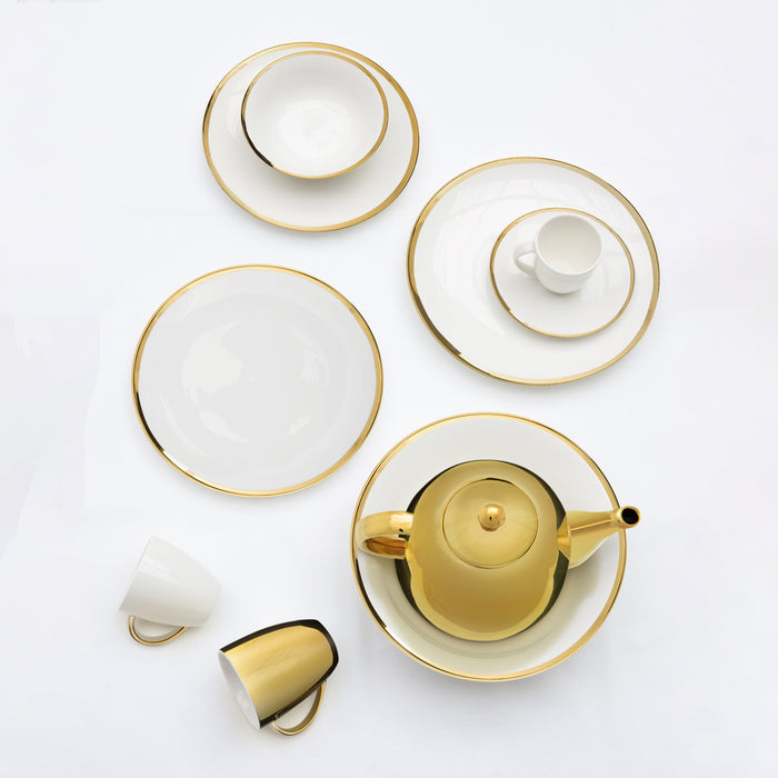 vtwonen Gold Mok 2 St. - 0,25 L