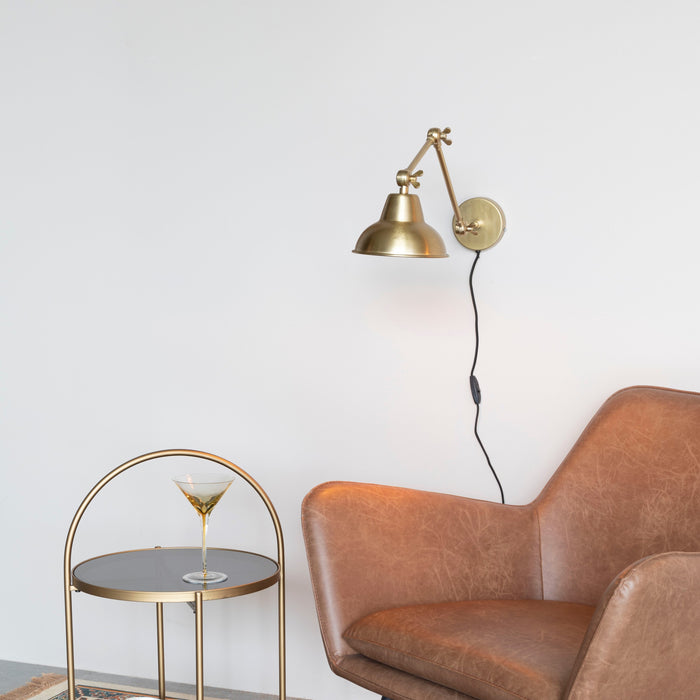 by fonQ Kyan Wandlamp - Messing