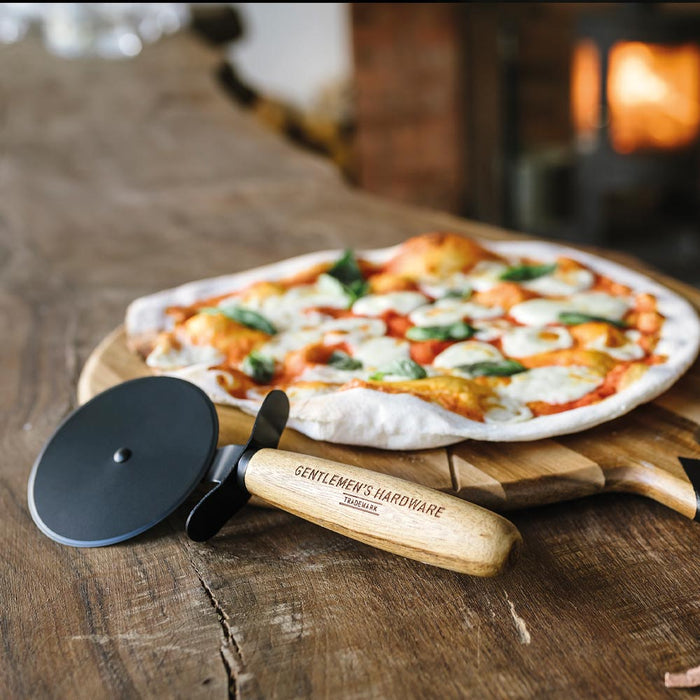 Gentlemen’s Hardware Retro Pizzasnijder & Serveerplank