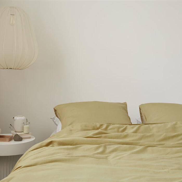 vtwonen Earth Dekbedovertrek 200 x 200/220 cm - Geel