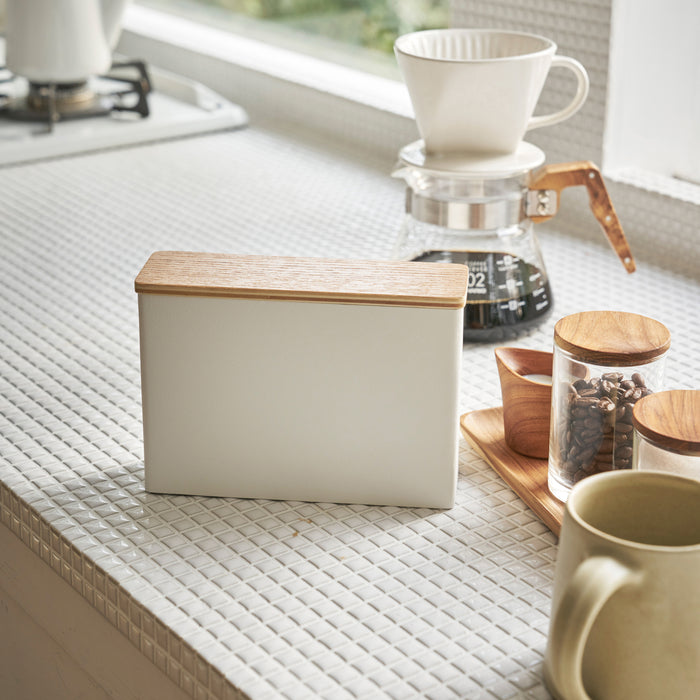 Yamazaki Koffiefilterhouder Tosca - Wit