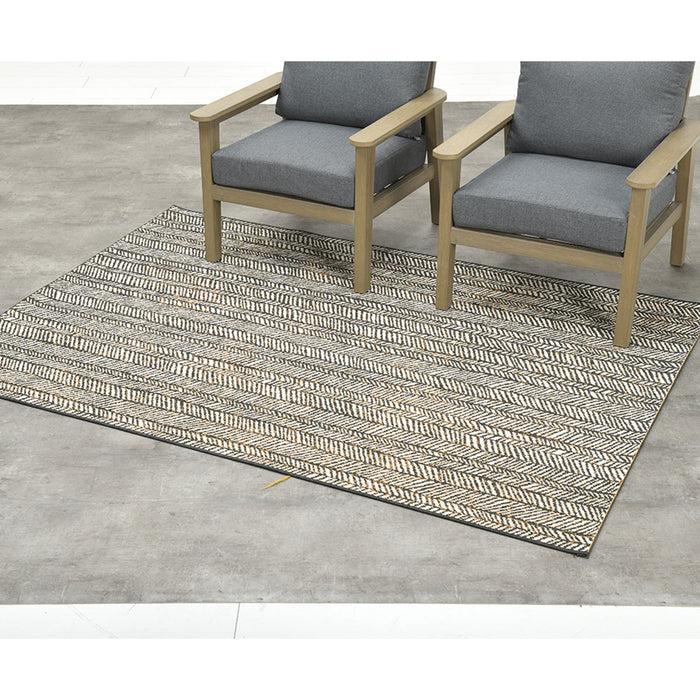 Garden Impressions Buitenkleed Oxford antraciet 160x230 cm