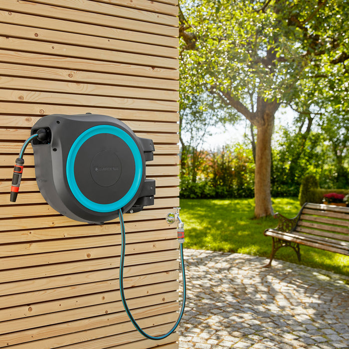 Gardena RollUp Wandslangenbox 25 m - Antraciet
