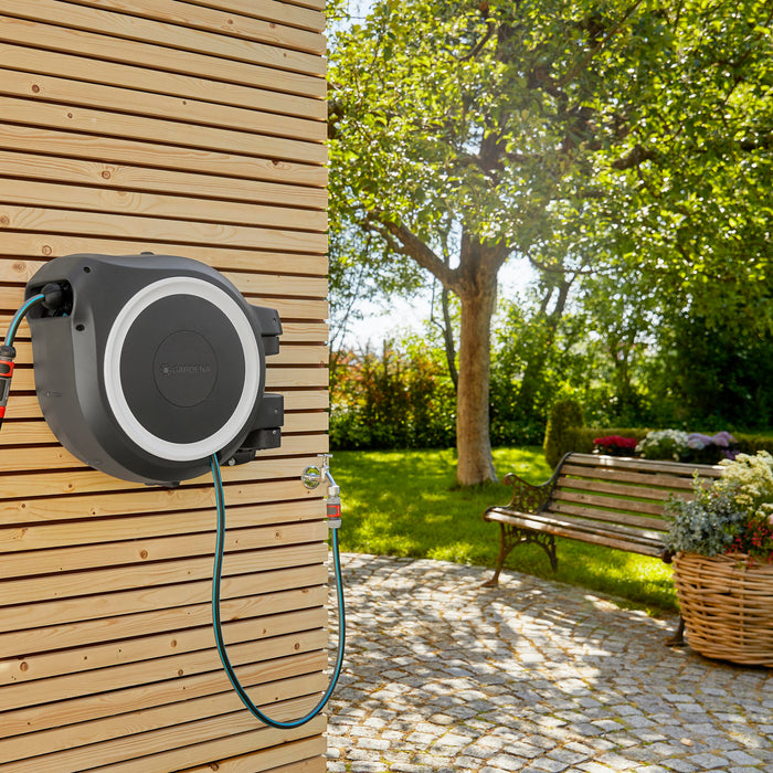 Gardena RollUp Wandslangenbox 25 m - Wit