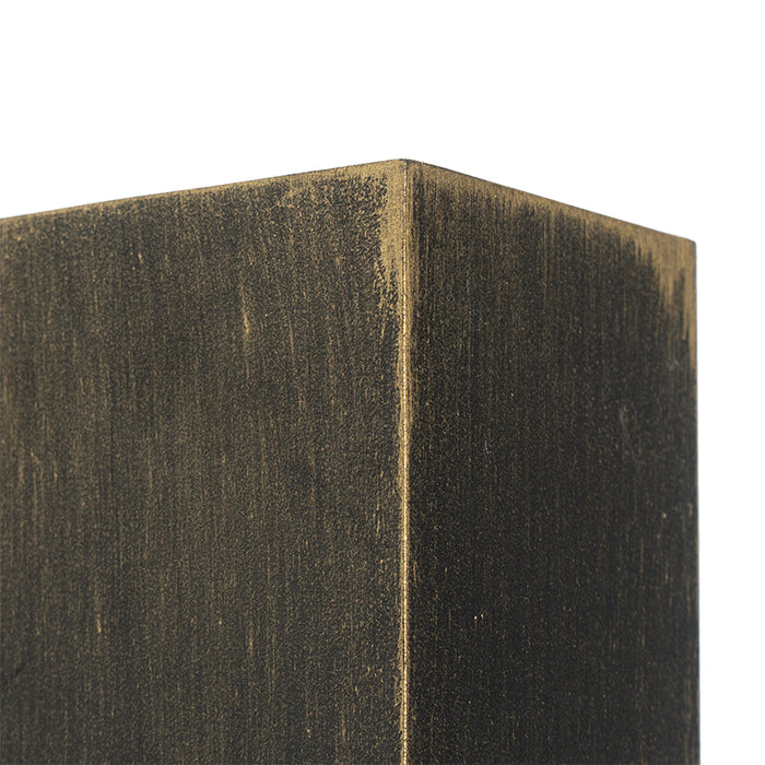 QAZQA Moderne wandlamp antiek goud 2-lichts IP44 - Baleno