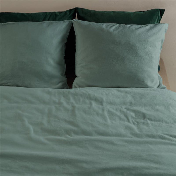 At Home by Beddinghouse Easy Dekbedovertrek 240 x 200/220 cm - Groen