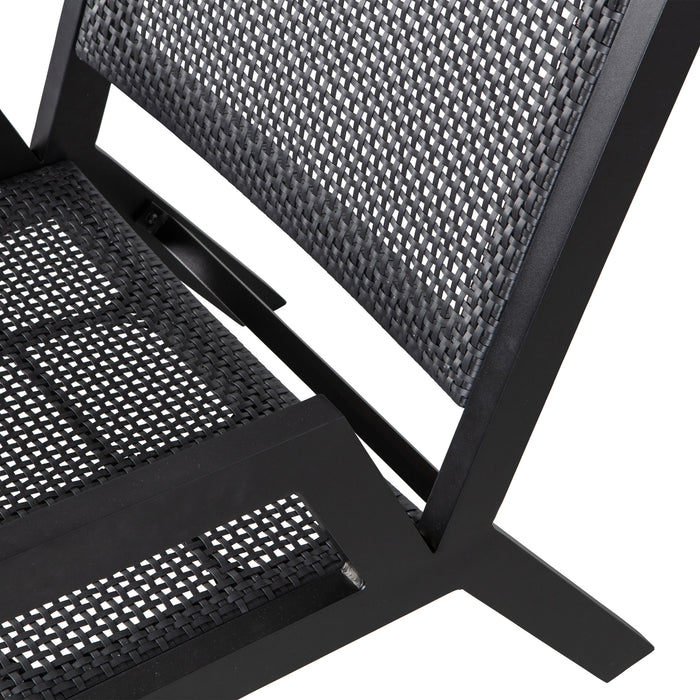 Woood Puk Fauteuil Met Armleuning - Zwart