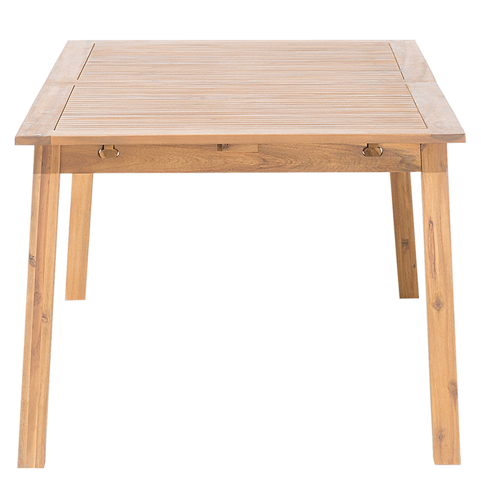 Beliani-CESANA -Tuintafel-Lichte houtkleur-100 x 180|240 cm-Acaciahout