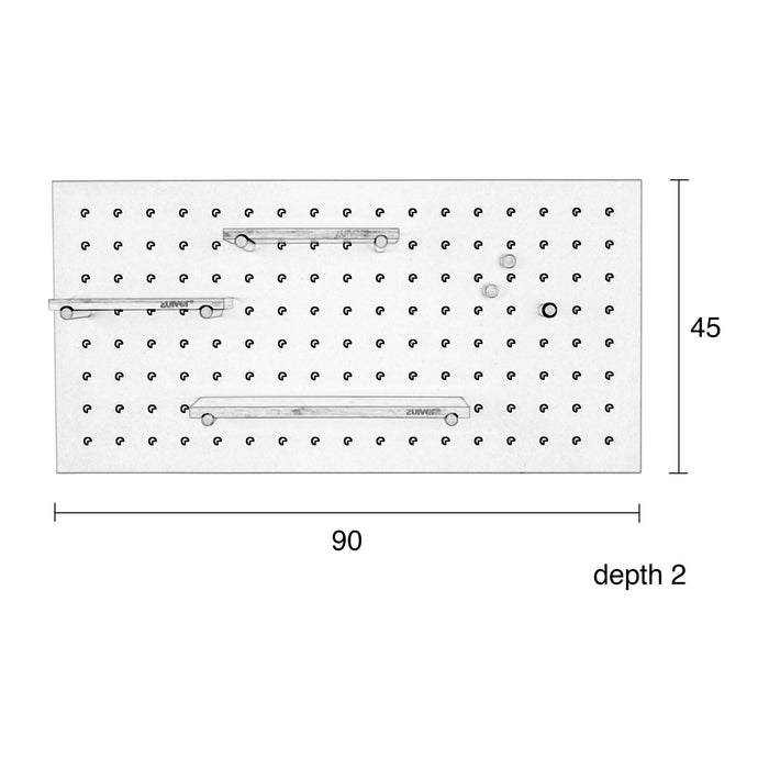 Zuiver Bundy Pegboard Pinbord 45 x 90 cm