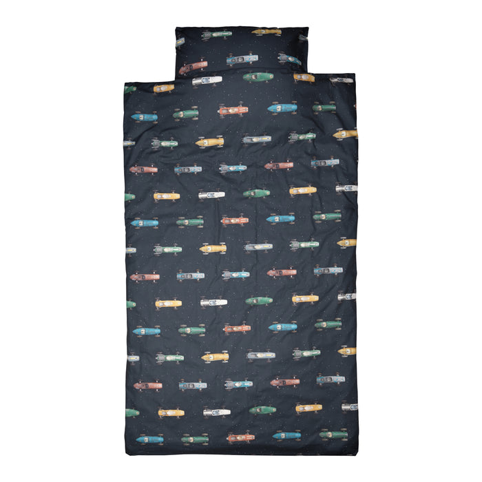 Studio Ditte Raceauto's Dekbedovertrek 140 x 200/220 cm