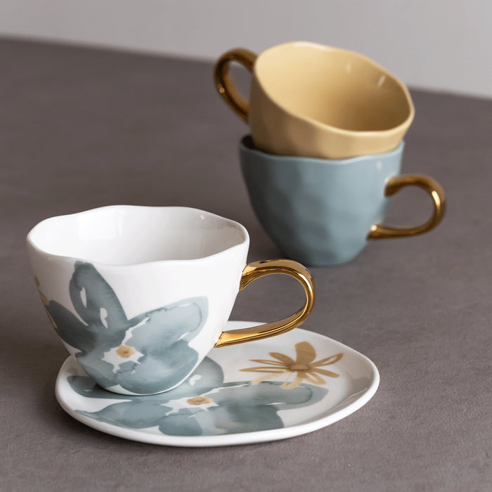 Urban Nature Culture Good Morning Cappuccino / Theekop - Blauw - 4 st.