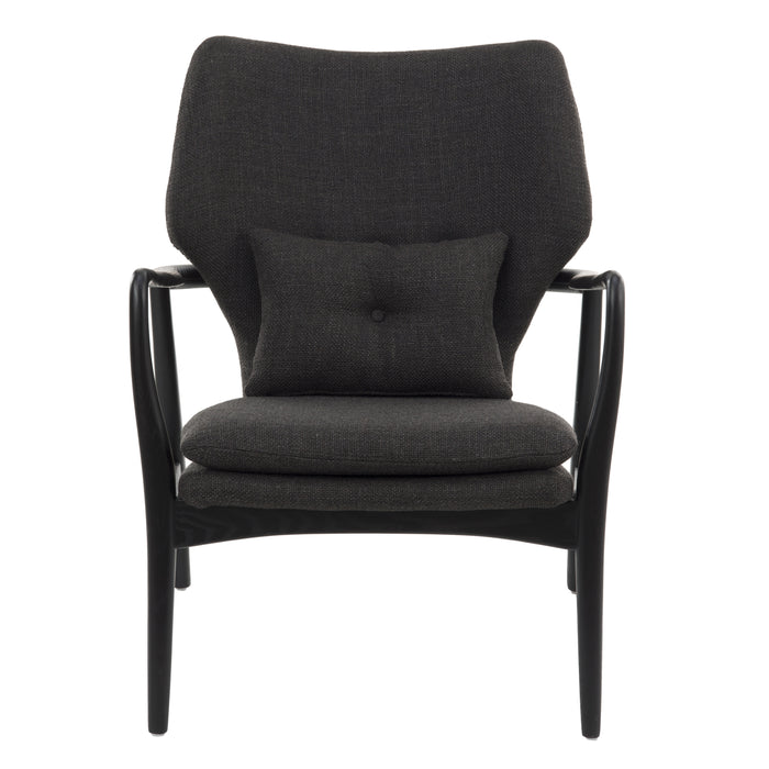 POLSPOTTEN Peggy Loungestoel - Zwart