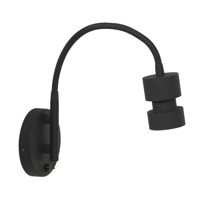 Steinhauer Wandlamp Natasja Zwart Flex 4.9 Watt Incl. Schakelaar