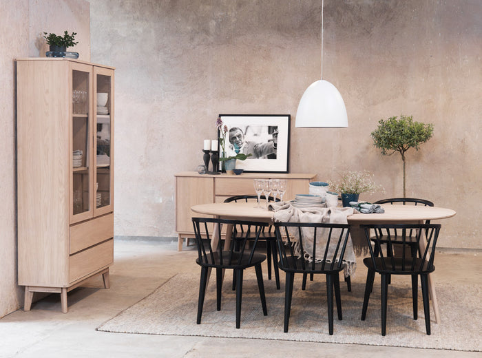 Rowico Carmen Stoel - Set Van 2 - Zwart