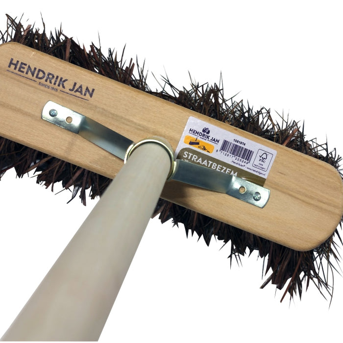 Hendrik Jan stadsbezem bassine 29 cm met steel