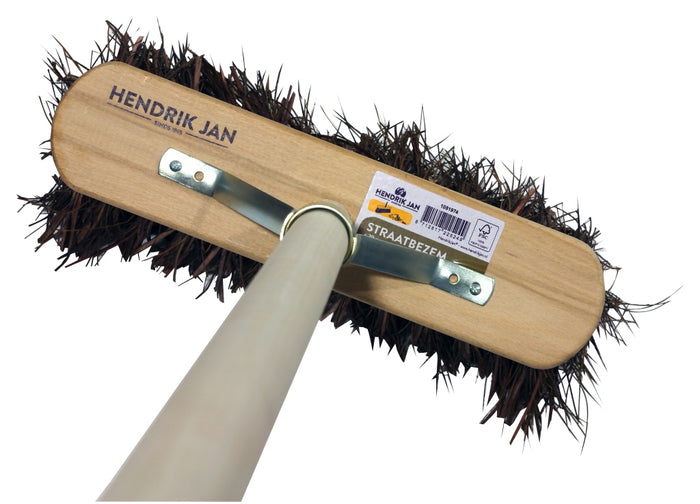 Hendrik Jan stadsbezem bassine 29 cm met steel