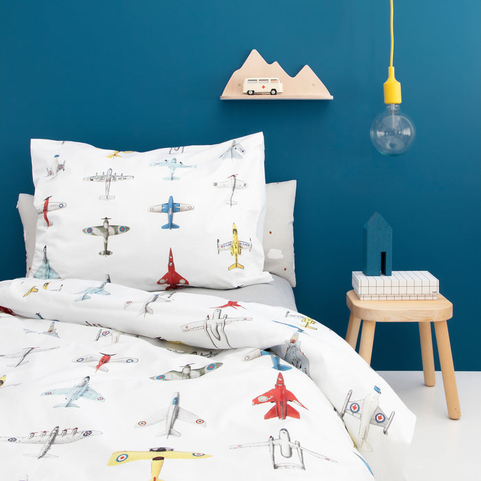 Studio Ditte Vliegtuigen Dekbedovertrek 140 x 220 cm