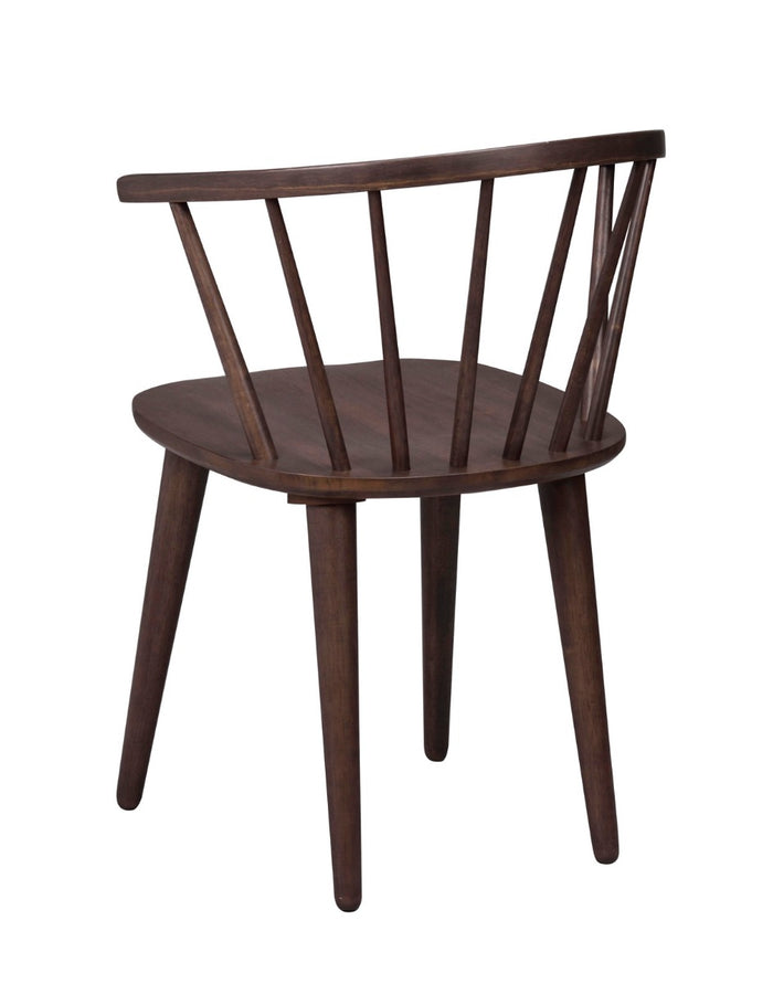 Rowico Carmen Stoel - Set Van 2 - Bruin