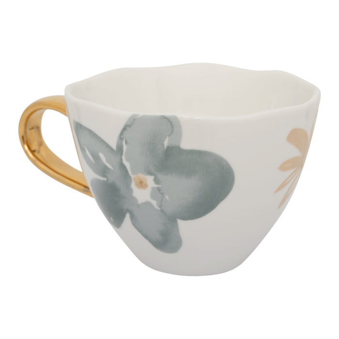 Urban Nature Culture Good Morning Cappuccino / Theekop - Floral - 4 st.