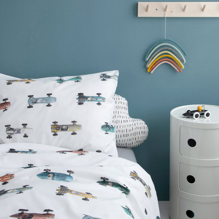 Studio Ditte Raceauto's Dekbedovertrek 140 x 200/220 cm
