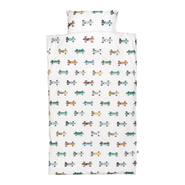 Studio Ditte Raceauto's Dekbedovertrek 140 x 200/220 cm