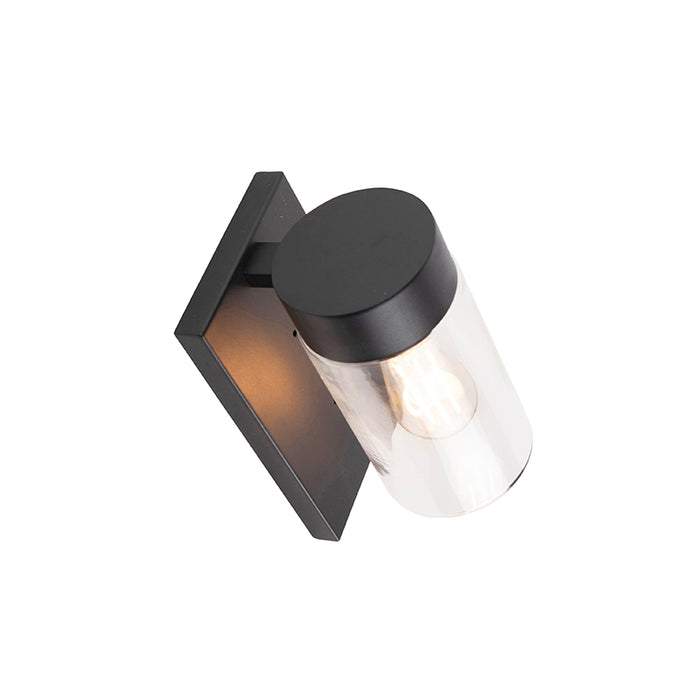 QAZQA Moderne buitenwandlamp RVS zwart IP44 - Jarra